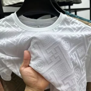 Luxury Brand Designer Clothes Foreign Trade Men's New Short Sleeve T-Shirt