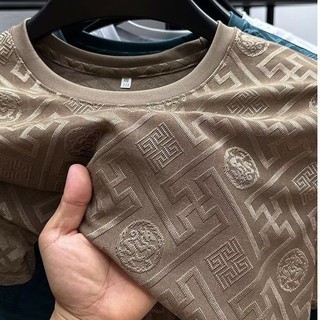 Luxury Brand Designer Clothes Foreign Trade Men's New Short Sleeve T-Shirt - Image 3